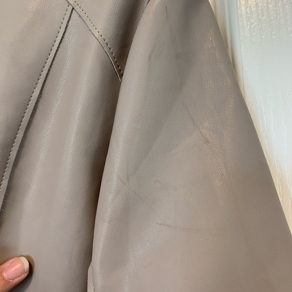 Dynamite Blush Pink Leather Jacket SAMPLE - Picture 7 of 10